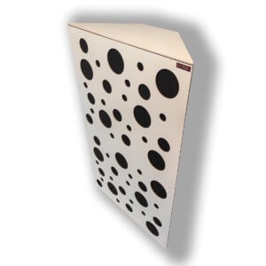 Bass trap avec panneau diffuseur - à motif ondulé-108x64x23cm (3)