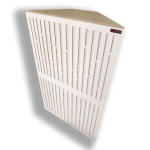 Bass trap avec panneau diffuseur - à motif ondulé-108x64x23cm (5)