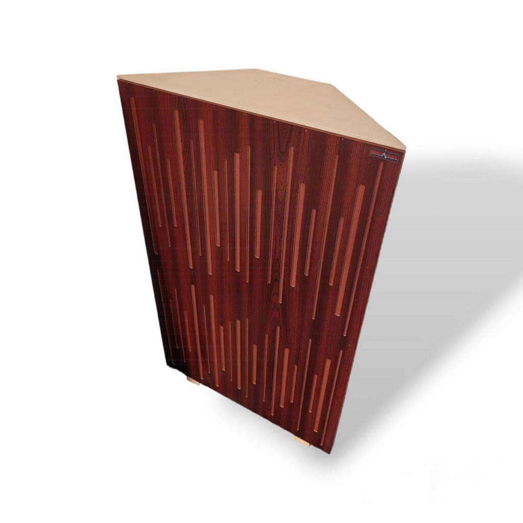 Bass trap avec panneau diffuseur - à motif ondulé-108x64x23cm (6)