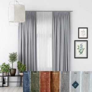 Bellax velur rideau de porte isolant thermique et phonique