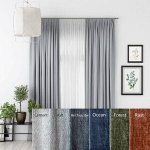 Bellax velur rideaux isolant phonique 2