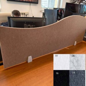 Bilnora claustra pour bureau 120x40x1,2 cm