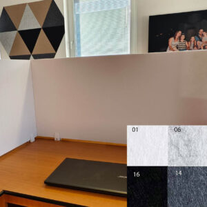 Bilnora cloison bureau amovible 60x60x1,2 cm