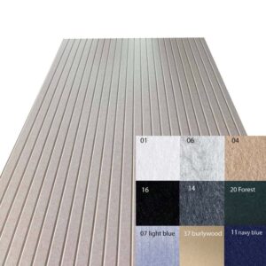 Bilnora – Panneau acoustique extra-épais à motif rayé – épaisseur 9 mm