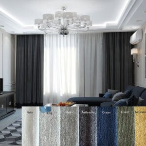 Cannes à motifs Rideau occultant thermiques