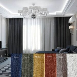 Cannes velur rideaux porte fenetre 2