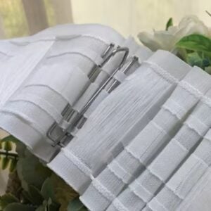 Crochet de Rideau avec Bande de Fronce de 8,5 cm Crochet de Rideau avec Bande de Fronce de 8,5 cm