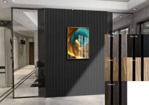 FREJA Panneaux phoniques en bois 200x60x2,2cm. Nous pouvons également le fabriquer dans des dimensions personnalisées