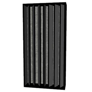Flexi permet d’ajuster la façade diffusante afin de modifier l’équilibre entre absorption et diffusion sonore