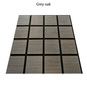 Freja panneau mural acoustique en bois à motif damier – 60x60cm -White oak (2) Freja panneau mural acoustique en bois à motif damier - 60x60cm -White oak (2)