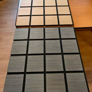 Freja panneau mural acoustique en bois à motif damier – 60x60cm -White oak (7) Freja panneau mural acoustique en bois à motif damier - 60x60cm -White oak (7)
