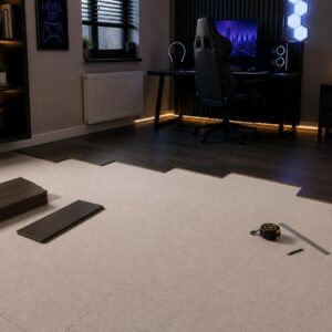 Isolation pour parquet ignifugé extra-dense Elitexa – dans un espace commun où la protection incendie est primordiale – dans une salle de jeux – Cette image est une Isolation pour parquet ignifugé extra-dense Elitexa – dans un espace commun où la protection incendie est primordiale – dans une salle de jeux - Cette image est une