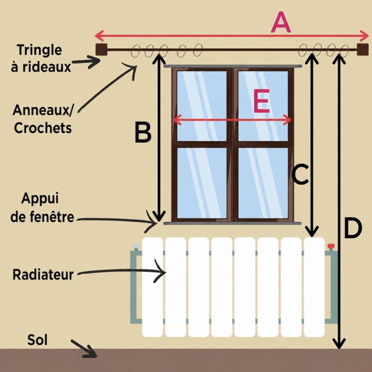 Mesurer et installer un rideau isolant pour réduire le froid, la chaleur et le bruit