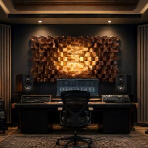 Panneau acoustique diffuseur conçu pour des résultats fiables en studio salon Hi-Fi et home cinéma – Cette image est une illustration Panneau acoustique diffuseur conçu pour des résultats fiables en studio salon Hi-Fi et home cinéma - Cette image est une illustration