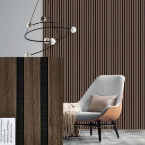 Panneaux acoustique studio 200x60x2,2cm. Walnut JK