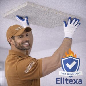 Panneaux d’isolation phonique pour plafond acoustique parfaite, solutions élégantes - - Cette image est une illustration