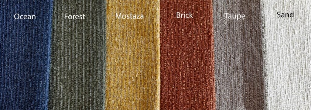 Présentation de la gamme de couleurs Cannes à motifs Rideau occultant thermiques