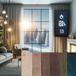 Rideaux acoustiques en velours Mustang (avec et sans motif) 2