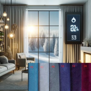 Rideaux acoustiques en velours Mustang - (avec et sans motif)