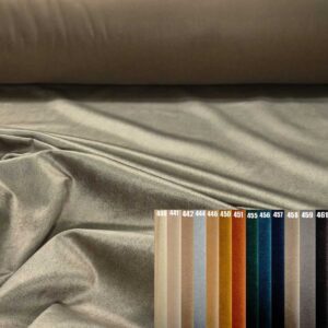 Texture du tissu acoustique Forio gris avec nuancier
