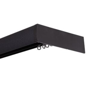 Tringle à Rideau Plafond DECO avec Panneau Frontal – Métal – Disponible en Plusieurs Tailles