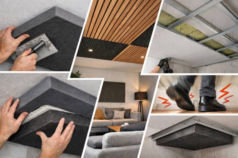 Comment insonoriser un plafond déjà existant avec système multicouche collé et mousse acoustique