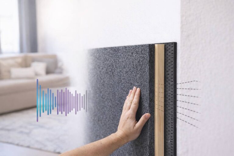 isolation mur intérieur mince avec panneau acoustique multicouche pour isolation phonique mur