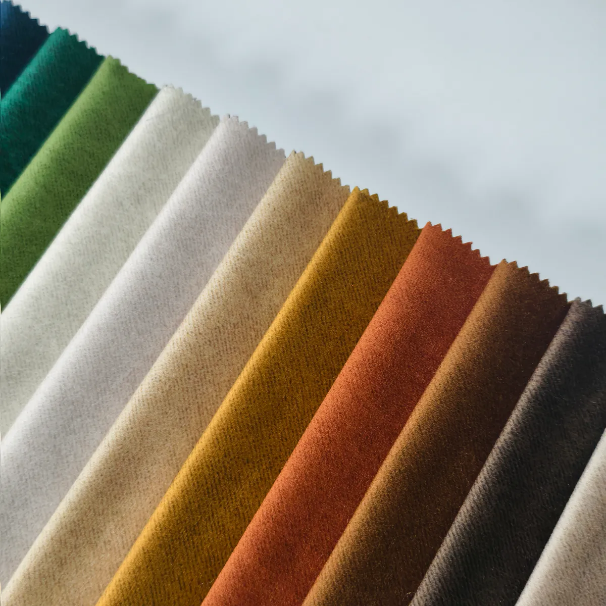 Palette de couleurs du textile Forio pour décoration intérieure