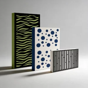 Motifs disponibles pour les façades diffuseur