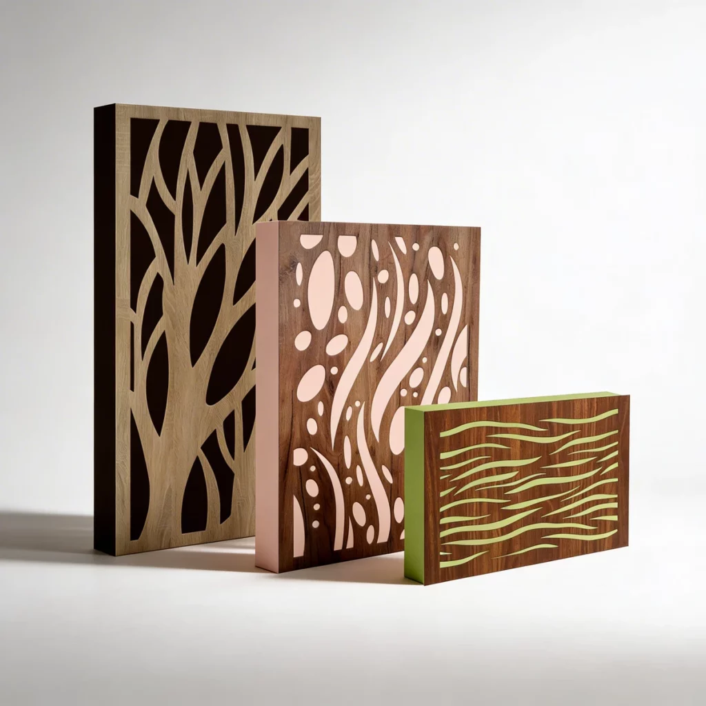 Motifs disponibles pour les façades diffuseur
