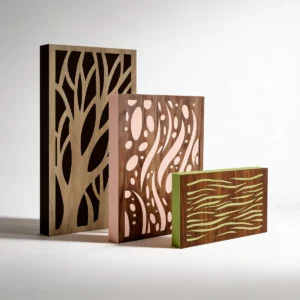 Motifs disponibles pour les façades diffuseur