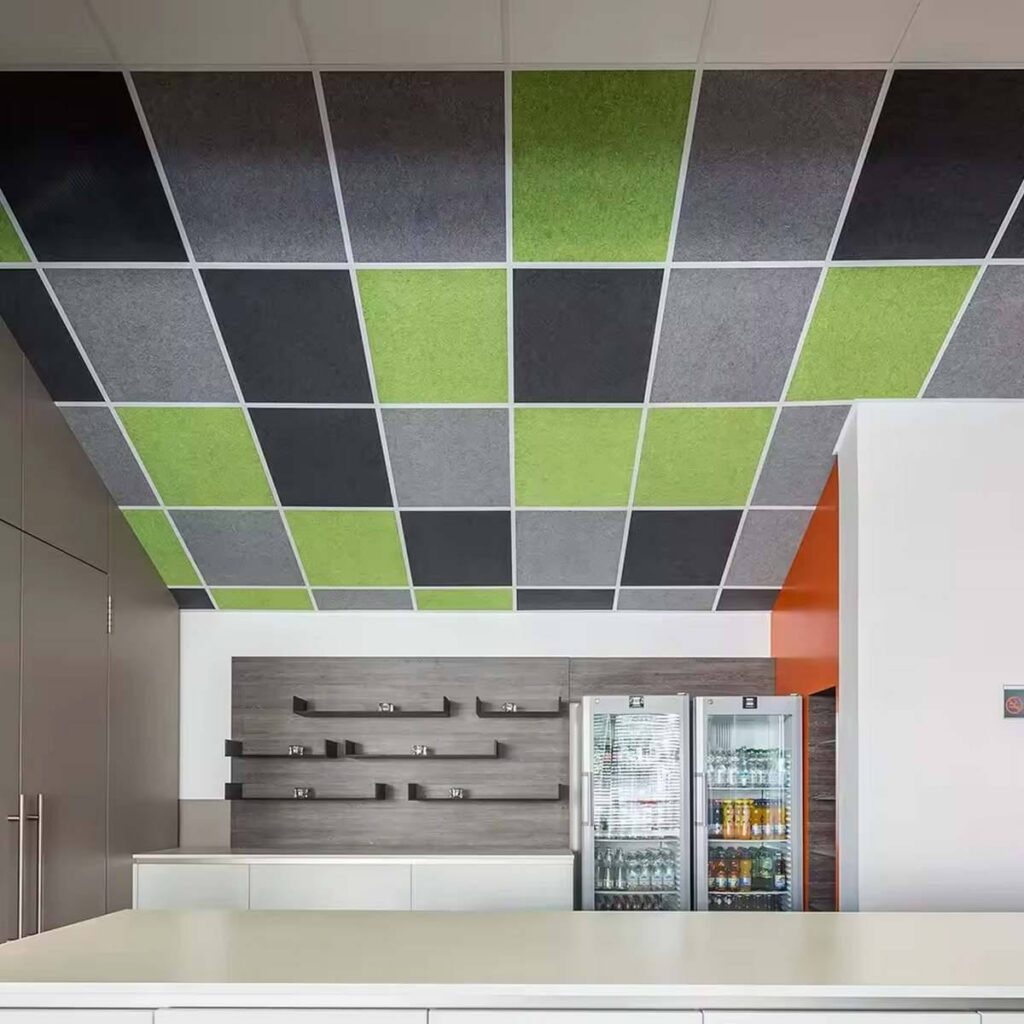 Dalles feutre plafond isolation plafond épaisseur minimale design moderne