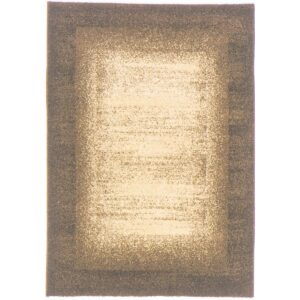 pure-tone-tapis-acoustique-beige-vue-complete Vue complète du tapis acoustique Pure Tone beige avec un centre clair et un contour brun-beige plus foncé créant un effet de cadre nuancé.