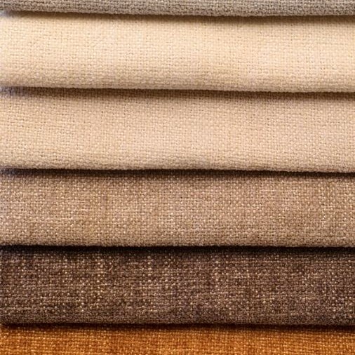 Nuancier rideau absorbant acoustique Tesla tons beige et marron