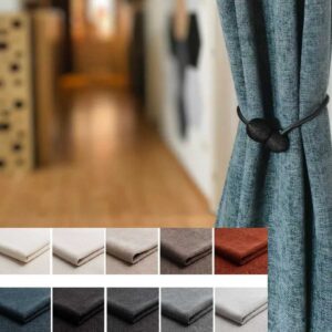 Rideau séparateur de pièce en tissu Tesla avec choix de couleurs