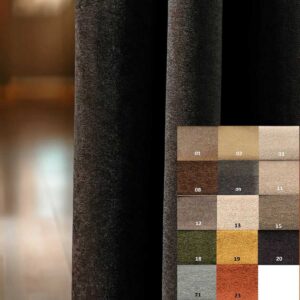 Rideau thermique Softy dans un salon pour améliorer le confort thermique