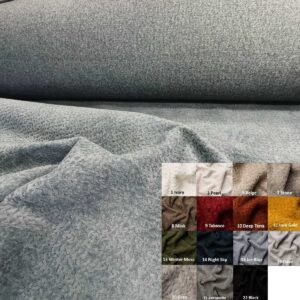 Tissu acoustique mural Jaguar gris avec palette couleurs