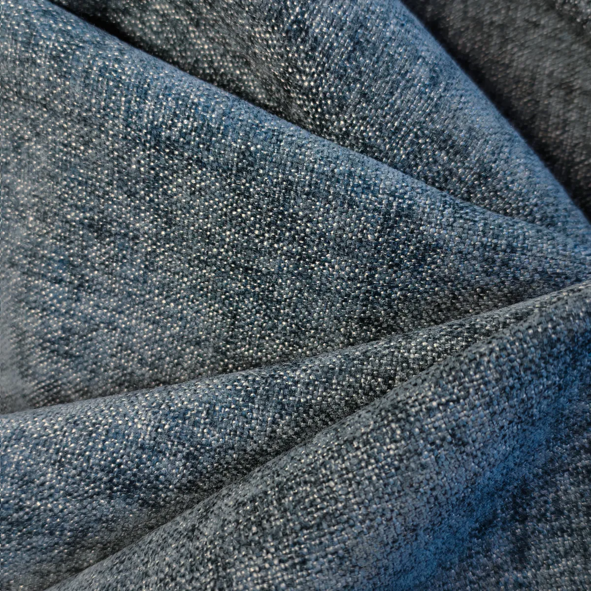 Texture bleue du tissu isolant thermique Tesla en gros plan