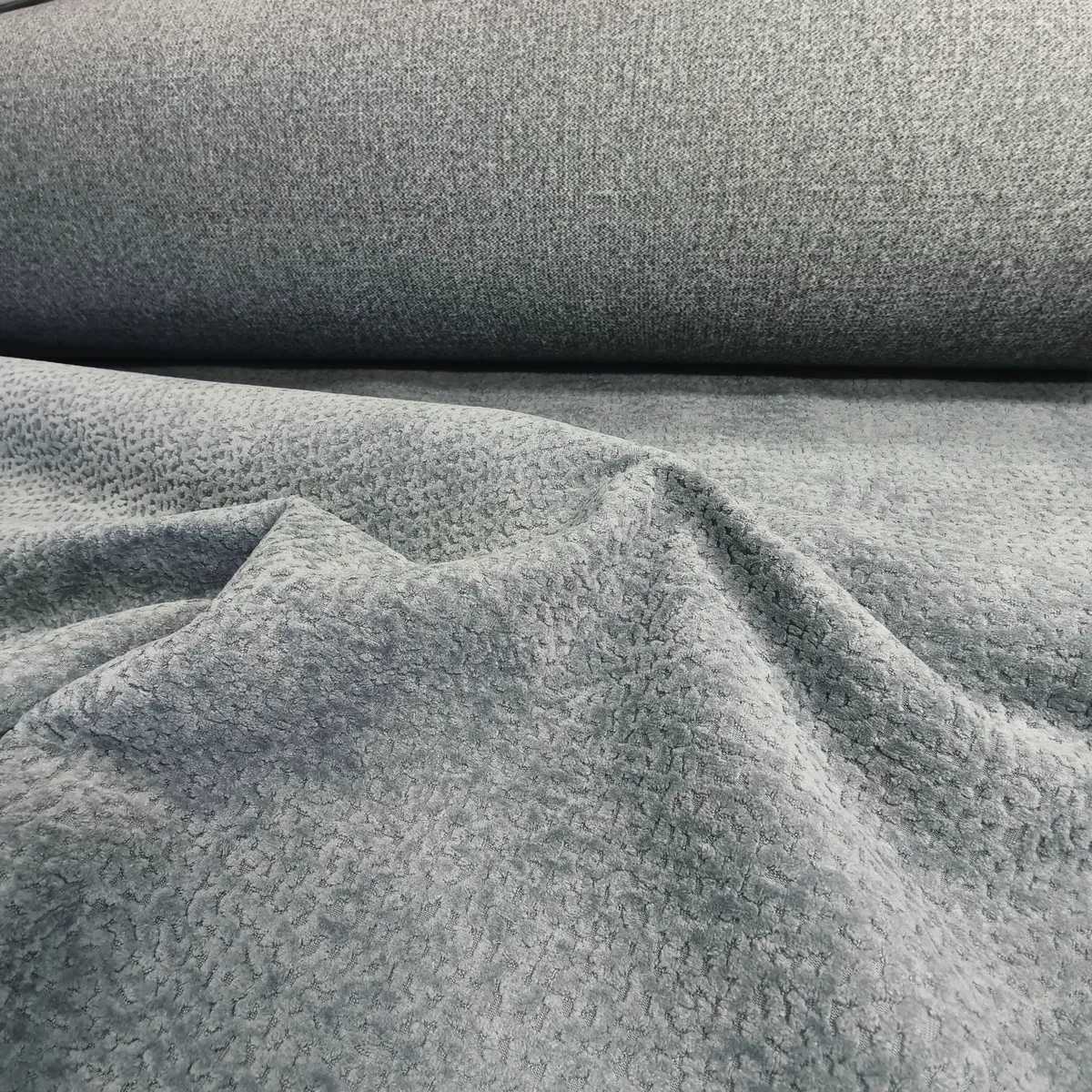 Tissu Jaguar gris pour rideau thermique et acoustique