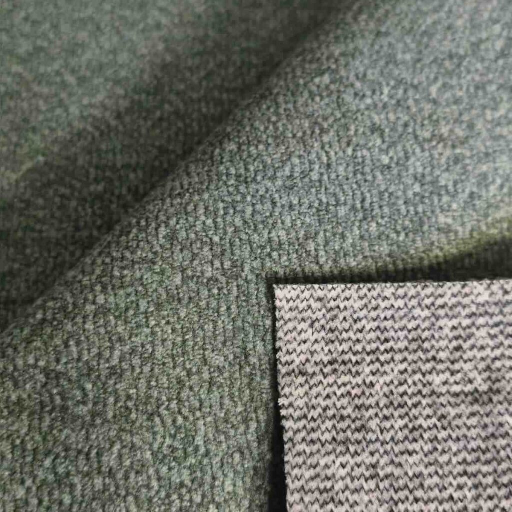Dos du tissu Meva avec finition textile
