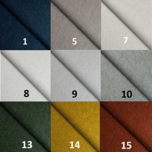 tissu-ross-nuancier-couleurs Palette de couleurs du tissu Ross avec différentes teintes disponibles