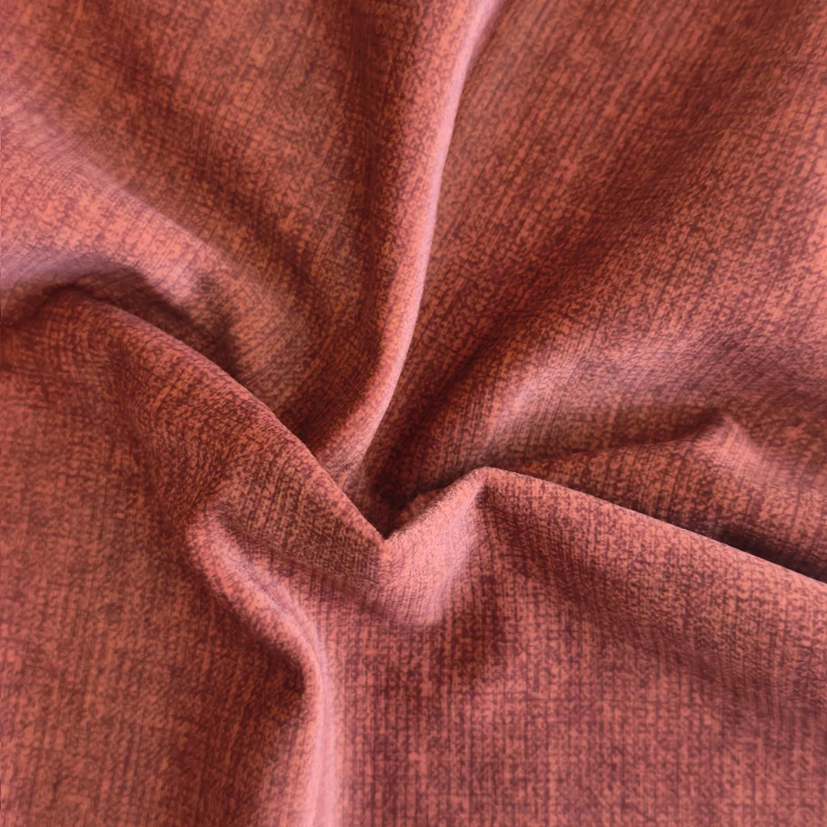 Texture du tissu Ross en teinte rouille avec surface textile fine