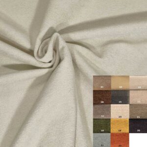 Tissu isolant thermique Softy blanc texture douce et dense