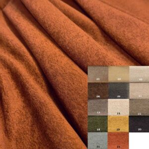 Texture ondulée tissu Softy isolant phonique gros plan